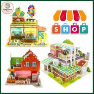 3D Foam Puzzle SHOP Series Medium Size Educational Toys for Children Anti hp Pazel DIY Ice Cream Hou