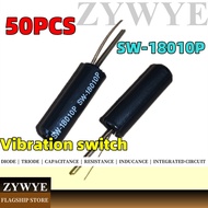 50pcs High Sensitive Vibration Switch SW-18010P SW-18010 Spring Switch Vibration Sensor Normally Ope