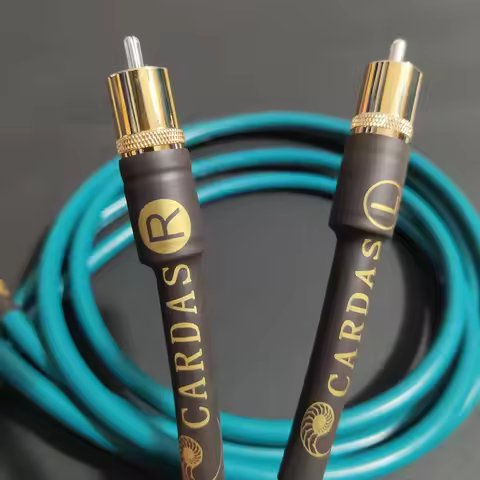U.S. Genuine CARDAS/cardas RCA Interconnect Audio Cable high purity OCC+silver-plated shielding HIFI