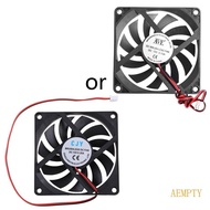 ANN 8010 for DC Brushless Fan 8CM Cooling 80mm DC12V 0 15A Cooler Fan 80X80X10mm 2Pi