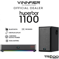 Vinnfier Hyperbar 1100 Wireless Bluetooth Soundbar Speaker with FM Radio & Subwoofer