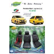 Coolmax - Eco : Perodua Myvi  - Lagi Best 1.3 ( Car Seat Cover full-set / Sarung Kusyen Kereta yg pe