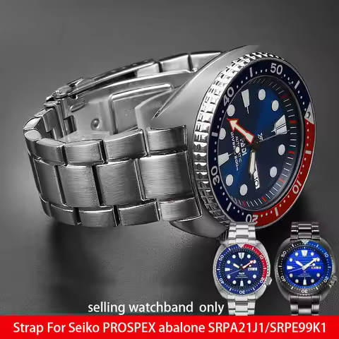 For Seiko PROSPEX abalone SRPA21J1/SRPE99K1 srp777 srpc25 773 strap Solid steel watch band wristband