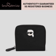 INSTOCK Karl Lagerfeld K/IKONIK NYLON ZIP-AROUND WALLET 230W3220 [KLBOU]