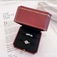 Adjustable Pair Ring Simulation Ring Diamond Ring Fake Simulation Fake Mouth Star One Carat Wedding 