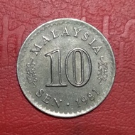 koin asing 10 sen Malaysia 1981 TP 3389