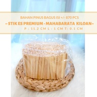 MAHABARATA WOODEN ICE STICK - PINE ICE CREAM STICK - FOOD ICE CREAM STICK