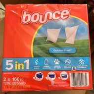Bounce Dryer Sheets Outdoor Fresh 160-count (1 pack)