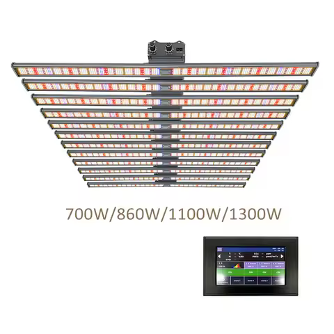 LM301H EVO LED Grow Light Bar 700W 860W 1100W 1300W Hydroponics Lamp UV IR for Plants Growth in Grow
