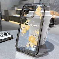 Yellow flower art Soft Case hp OPPO Note 70 C71 C75 A5 2025 A5X A3X A5i C75x 14F 14 A60 Reno 11F Rea
