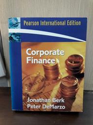 {雅舍二手書店B} Corporate Finance  Jonathan Berk著 Pearson國際版