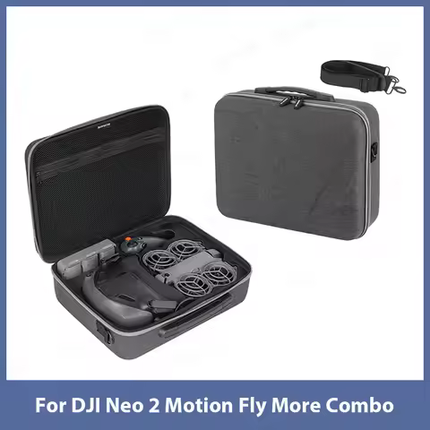 For DJI Neo 2 Motion Fly More Combo Portable Travel Case Dustproof Shoulder Bag NEO 2 Drone Shock-Ab