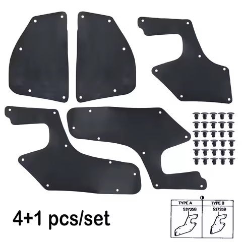 5pc For Toyota 4Runner N180 3rd gen Hilux Surf SW4 1996-2002 Rubber Splash Shields Inner Fender Line