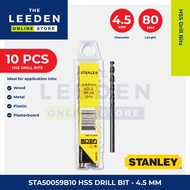 Stanley STA50059B10 HSS Drill Bit - 4.5mm by Leeden Online Store
