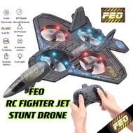 FEO F22 Jet Fighter Rc Airplane Control Aircraft Foam Remote Control Plane Rc Drone Control Kapal Te