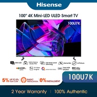 [Pre-Order] Hisense 100 Inch Mini-LED ULED 4K Smart TV / 144Hz / Dolby Vision Atmos / HDR 10+ / IMAX