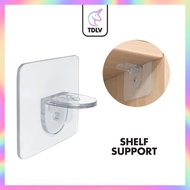 TDLV 1 UNIT Self Adhesive Hook Support Pegs Drill Free Holders Closet Cabinet Shelf Support Clips Wall Hangers
