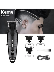 KEMEI全新設計理髮機知名品牌Km-2293，快速充電理髮機刀頭理髮器