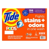 Tide Laundry Detergent Spring Meadow Scent (total 156pcs)