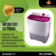 Mesin Cuci Est85Cr /Mesin Cuci Sharp 8Kg/Mesin Cuci Est-85Cr Pk/Vk/Bk