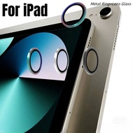 iPadPro Air4 Mini6 Luxury Metal Camera Lens Tempered Glass Film For iPad Pro 12.9 2018 Air 4 5 6 11 