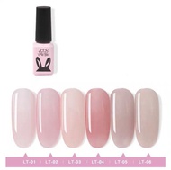 Nude pink gel polish nail 祼色粉色系甲油膠 hard gel soft gel 甲