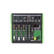 NickWinsMusic Audio Mixer 4/6 ช่อง 16 DSP Connect KTV/USB/Bluetooth/หูฟัง