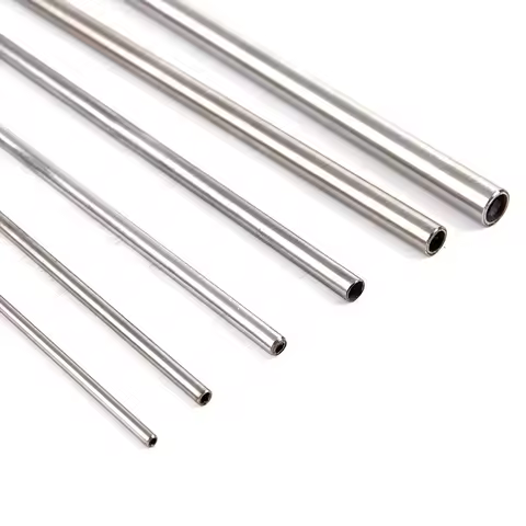10pcs~1pcs 304 Stainless Steel Round Capillary Seamless Straight Tube 4x2mm 8x6mm 13x11mm 14x12mm16x