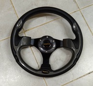 PA พวงมาลัยแต่ง วง12นิ้ว เคฟล่าดำ ใส่ได้กับทุกรุ่นค่ะ