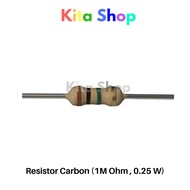 Resistor 1M Ohm (Carbon - 0.25W)