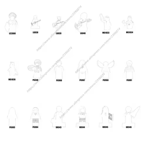 Cartoon movie TV Anime models Action Figures Series-092 LG038 LG039 LG040 MG1033 PG348 PG966 PG967 P
