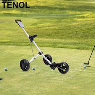 TENOL 3 Wheel Push-pull Golf Cart, Golf Bag Carry Cart, Easy to Carry Golf Cart, Golf Trolley, Caddy