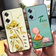 Oppo A57 2022 Case - Oppo A57 4G - Oppo A77s Calligraphy Peace Of Mind, Heart, Fortune, Loc, Feng Shui Cheap