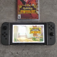 Pokemon Scarlet Nintendo Switch Game Catridge Second Region Asia