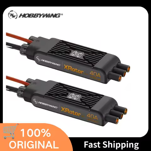 Hobbywing XRotor Pro 40A ESC (2pcs), 3-6S 40A/60A NO BEC w/ DEO 621Hz for 550-880 Multirotor