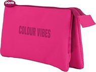 ‎DOHE Triple Pencil Case - 3 Compartments, Multi-Purpose Bag, 23 x 12 x 2.5 cm, Zips, Made of Durabl