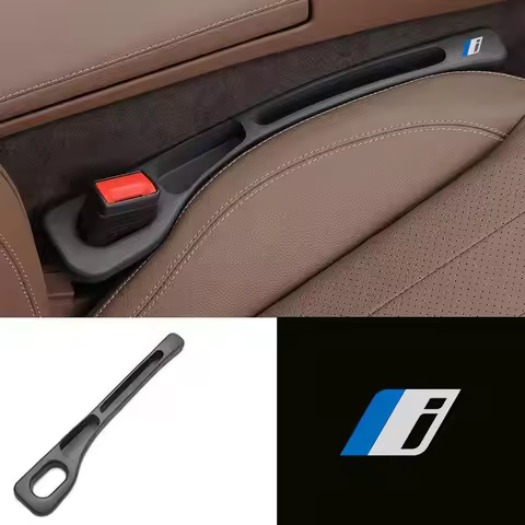 2Pcs Car Seat Gap Filler Leather Leak-proof Plug Strip For BMW i3 i4 i8 Car Accessories