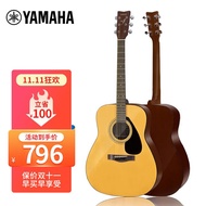 雅马哈(YAMAHA)吉他初学者民谣木吉他f310 f600男女生入门吉它印尼进口 F310 41寸圆角【经典款】