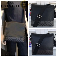 100% Original Coach one-shoulder messenger bag men casual business bag large-capacity original 100% 