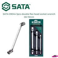 SATA 09044 3pcs double flex head socket wrench 08-19mm