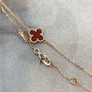 vca Classic Four-leaf Clover Single Ruby four-leaf Clover bracelet