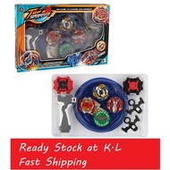 TngStore《Boxed》4PCS Beyblade Burst Toys Set With Launcher Stadium Metal Fight Kid's Gift B117 B120 B121 B122