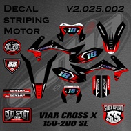 DECAL STICKER Viar CROSS X 150 SE Viar CROSS X 200 SE Viar Cross X 150 Decal/ (S1.02)