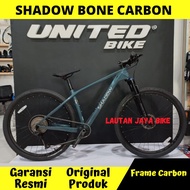 Sepeda Gunung MTB 29 Shadow Bone Carbon Glossy Grey