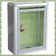 (DXCP) Proposal Box Small Lockable Proposal Box Metal Proposal Box Wall Mounted Home Office with Loc