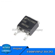 5Pcs FDD8N50NZ TO-252 8N50NZ 8N50 TO252 8A/500V MOSFET N-channel New