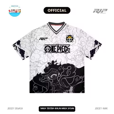 2026 Bandai Kids/Adults Jersey One Piece Laki Laki Perempuan Kaos Bahan Dryfit 3D Printing Suitable 