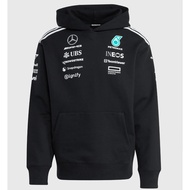 Mercedes AMG Petronas adidas F1 2025 2026 Team Hoodie - Black