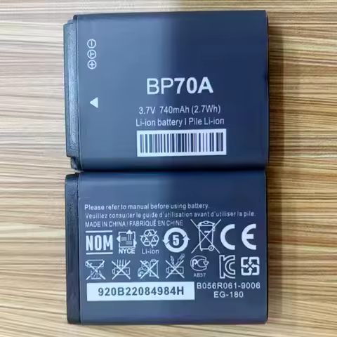 3.7V 740mAh BP70A For Samsung ES65 ES70 ES73 ES75 ES80 PL120 PL170 ST60 ST70 ST700 WB50F WB32 ST89 S
