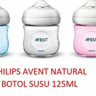 PUTIH Philips Avent Natural Bottle 2.0 Avent Wideneck Milk Bottle 125ml - White